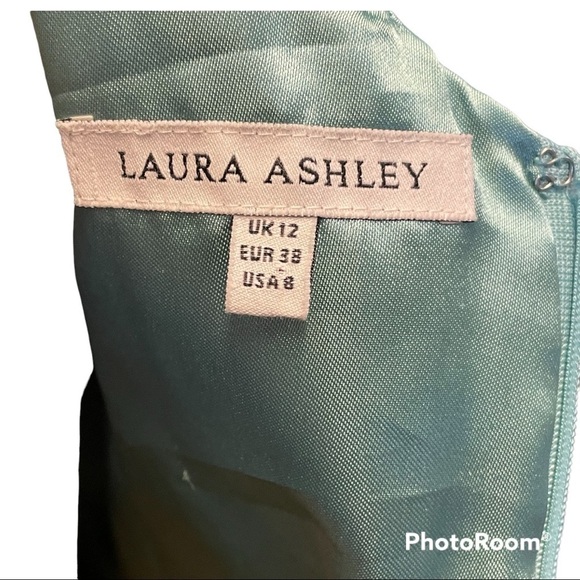 LAURA ASHLEY DRESS SIZE 8 FLORAL PASTEL - Picture 6 of 10